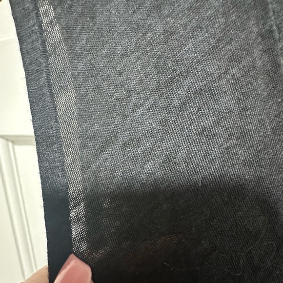 All Saints Sheer Black/Gray Elke V-Neck Slit Maxi Dress Size Large - Picture 3 of 6